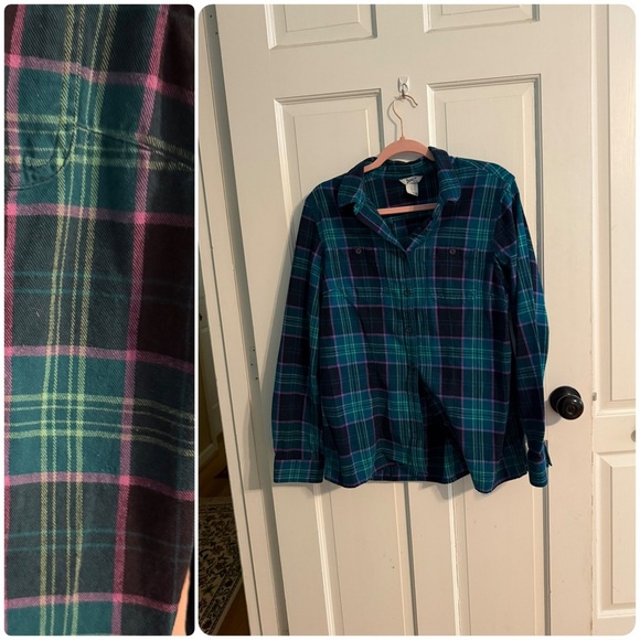 Women's Duluth Flannel Top Size L - Picture 1 of 7